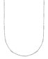 Silver Plated or 18k Gold Plated Brass Twisted Stationed Necklace Серебристый, 18 Inch - фото #1