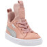 Фото #2 товара Puma Suede Fierce Ac Infant Girls Pink Sneakers Casual Shoes 365992-01