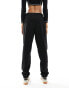 Noisy May Tall elasticated waist cargo trousers in black