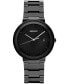 ფოტო #1 პროდუქტის Men's Essentials Black Ion Finish Stainless Steel Bracelet Watch 41mm