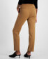 Petite Mid-Rise Pull-On Straight-Leg Pants