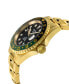 ფოტო #2 პროდუქტის Men's Wall Street Swiss Automatic Gold-Tone Stainless Steel Watch 43mm