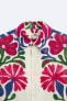 Фото #9 товара Рубашка из ткани с цветочным принтом — limited edition ZARA