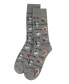 ფოტო #3 პროდუქტის Men's Coffee Time Novelty Crew Socks