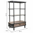 Shelves Alexandra House Living Brown Wood Metal Iron 121 x 40 x 80 cm