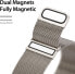 Фото #2 товара Dux Ducis DUX DUCIS pasek MILANESE magnetyczny ze stali nierdzewnej do Apple Watch 38 / 40 / 41 mm platynowy