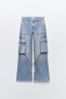 Trf cargo mid-rise jeans