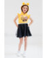 ფოტო #5 პროდუქტის Queen Bee Girls Mesh Dress Toddler to Big Kid