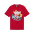 Puma Sf X Joshua Vides Graphic Crew Neck Short Sleeve T-Shirt Mens Red Casual To