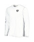 Фото #3 товара Men's White Las Vegas Raiders Laces Out Billboard Long Sleeve T-shirt