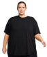 ფოტო #1 პროდუქტის Plus Size One Relaxed Dri-FIT Shorts-Sleeve Top