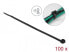 Delock 19202 - Parallel entry cable tie - Polyamide - Black - 8.1 cm - 30 cm - 4.8 mm