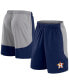 Фото #1 товара Men's Navy/Gray Houston Astros Go Hard Shorts