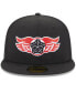 Men's Black Rochester Red Wings Authentic Collection Alternate Logo 59FIFTY Fitted Hat