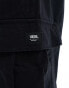 Vans baggy cargo tapered trousers in black