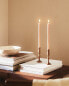 Фото #7 товара Thin golden candleholder