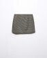 Women's Houndstooth Straight Mini Skirt