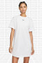 Фото #1 товара Sportswear Organic Cotton Short Sleve Dress Nakış Swooslu Beyaz Elbise