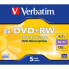 Фото #1 товара DVD-RW Verbatim Matt Silver 5 штук 4x 4,7 GB