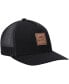 ფოტო #4 პროდუქტის Big Boys Black ATW Curved Snapback Trucker Hat