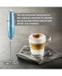 Фото #7 товара Handheld Milk Frother Stainless Steel Single Whisk with Stand