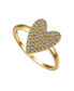 ფოტო #1 პროდუქტის Cubic Zirconia Heart Ring