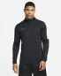 Nike Academy 23 Trainingstrui 1/4-Zip Zwart Wit Felrood M - фото #1