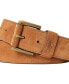 Men's Roller-Buckle Suede Belt