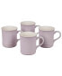 14 oz. Stoneware Set of Four Coffee Mugs