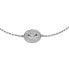 Sparkling silver bracelet with cubic zirconia EG3586040