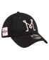 Фото #3 товара Men's Black Inter Miami CF Logo 39THIRTY Flex Hat