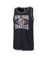 47 Brand Men's Navy New York Yankees Upload Franklin Tank Top Синий, M - фото #3