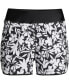 Women's 3" Quick Dry Elastic Waist Board Shorts Swim Cover-up Shorts with Panty