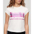 Фото #1 товара SUPERDRY Retro Glitter Logo Cap short sleeve T-shirt
