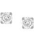 Certified Diamond Stud Earrings (1-1/2 ct. t.w.) in 14k White Gold featuring diamonds with the De Beers Code of Origin, Created for Macy's