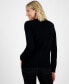 ფოტო #2 პროდუქტის Women's Santa Surprise Sequined Sweater, Created for Macy's