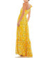 ფოტო #4 პროდუქტის Women's Ieena Floral One Shoulder Bow Maxi Dress