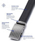 ფოტო #6 პროდუქტის Men's Grayscale Stipple Leather Ratchet Belt