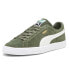 Puma Suede Classic Xxi Lace Up Mens Green Sneakers Casual Shoes 37491581