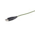 Фото #6 товара Gembird MUSG-001-G - Ambidextrous - USB Type-A - 2400 DPI - Black - Green