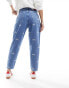 Tommy Jeans ultra high rise critter tapered mom jean in mid wash