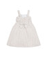 ფოტო #6 პროდუქტის Girls' Sleeveless Ruched Bodice Party Dress, Toddler