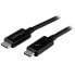 Фото #1 товара StarTech.com 0.5m Thunderbolt 3 (40Gbps) USB-C Cable - Thunderbolt - USB - and DisplayPort Compatible - Male - Male - 0.5 m - Black - Nickel - 40 Gbit/s