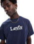 Levi's x ASOS exclusive t-shirt with retro chest logo in navy