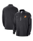 Фото #1 товара Men's Black Phoenix Suns Authentic Performance Half-Zip Jacket