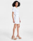 ფოტო #3 პროდუქტის Women's Ruched-Skirt Short-Sleeve Mini Dress, Created for Macy's