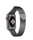 Фото #2 товара Unisex Milanese Graphite Stainless Steel Mesh 2 Piece Strap for Apple Watch Sizes - 38mm, 40mm, 41mm