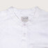 Фото #3 товара HAPPY BAY Pure linen white hope short sleeve shirt