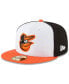 Фото #3 товара Men's White/Orange Baltimore Orioles National Baseball Hall of Fame 59FIFTY Fitted Hat