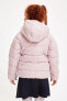 Фото #4 товара Куртка для малышей defacto DeFacto Детская куртка с капюшоном и молнией O0159A620WN